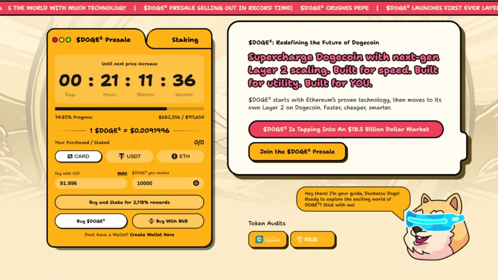 doge 2 presale website