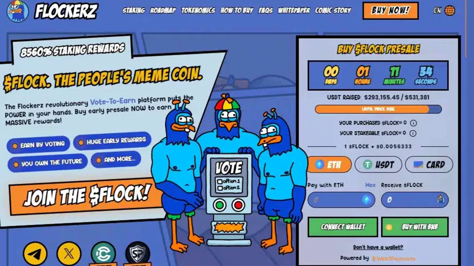 flockerz presale website