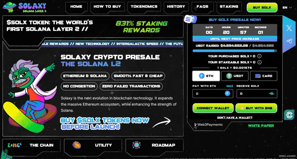 solaxy token presale website